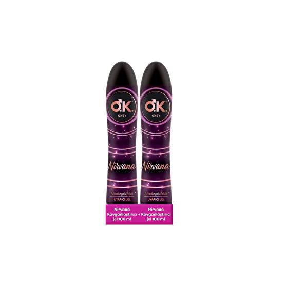 Okey Nirvana Uyarıcı Jel 2li Set 200 ml Kayganlaştırıcı Jel Fiyatı