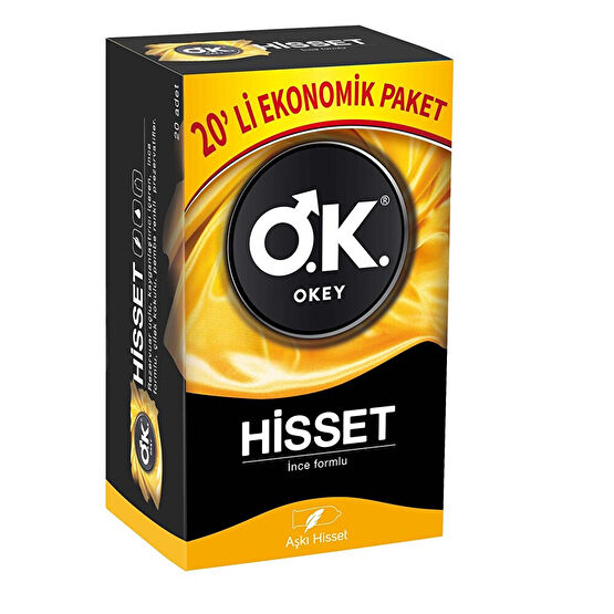 Okey O.K. Hisset 20'li Prezervatif / Kondom Fiyatı