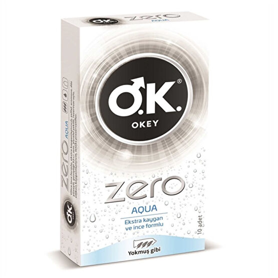 Okey Zero Aqua Prezervatif 10'lu Prezervatif / Kondom Fiyatı