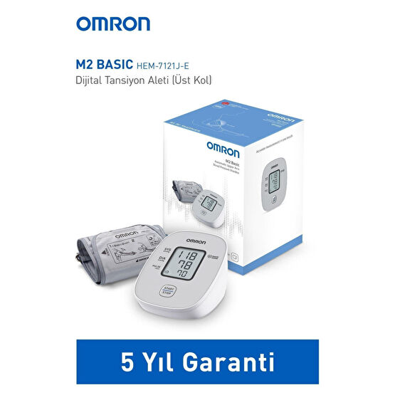 Omron M2 Basıc Hem-7121j-e Üst Koldan Ölçer Dijital Tansiyon Aleti Tansiyon Aleti Fiyatı
