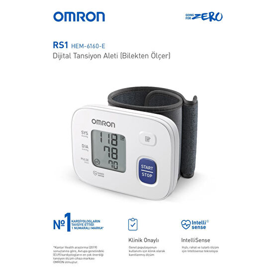 Omron Rs1 (hem-6160-e) Bilekten Ölçer Tansiyon Aleti