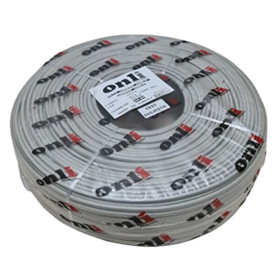 Onli 2+1 0.50Mm Cctv 250 Metre Yerli Üretim Kamera Kablosu Güvenlik Kamerası Aksesuarları Fiyatı