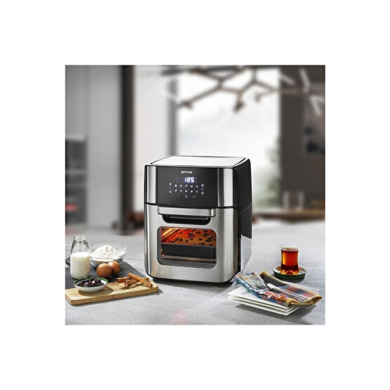 ONVO Ovfry09 Oven Airfryer 12 Litre Multifonksiyonel Sıcak Hava Fritözü & Fırın Fritözler Fiyatı