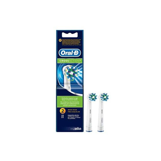 Oral-B Cross Action Şarjlı Diş Fırçası Yedek Başlığı 2li Şarjlı Diş Fırçası ve Aksesuarları Fiyatı