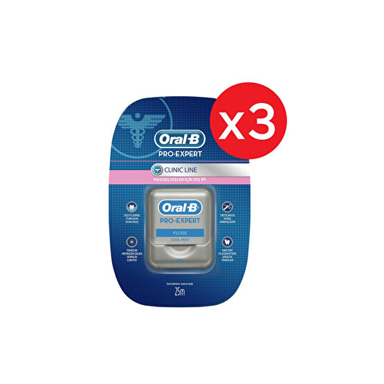 Oral-B Diş Ipi Pro-expert Clinic Line 75 M (25 M X3) Diş İpleri Fiyatı