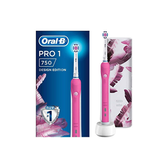 Oral-B Pro 750 Şarj Edilebilir Diş Fırçası Pembe Özel Seri +seyahat Kabı Şarjlı Diş Fırçası ve Aksesuarları Fiyatı