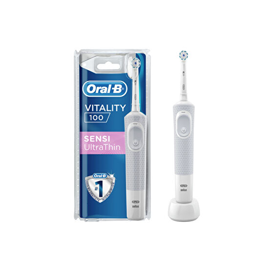 Oral-B Vitality 100 Sensi Ultra Thin Şarj Edilebilir Diş Fırçası Şarjlı Diş Fırçası ve Aksesuarları Fiyatı