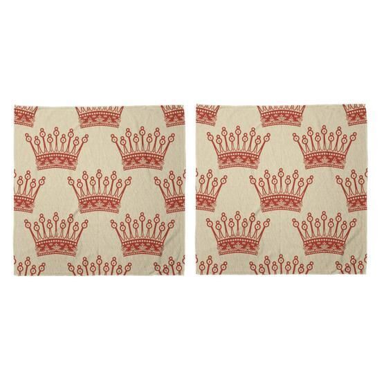 Orange Venue Kraliyet 2li Kırmızı Taç Desenli Dijital Baskılı Gri Sarı Nar Çiçeği Bandana Bandana (Outdoor) Fiyatı