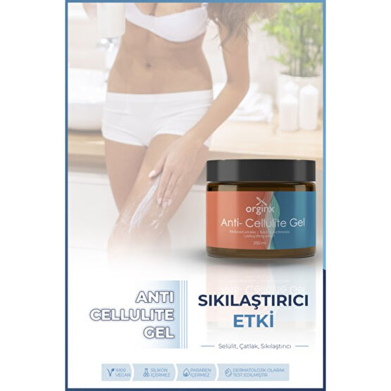Orginx Sıkılaştırıcı Çatlak Ve Selülit Kremi, Vücut Şekillendirici Jel 250 ml Vücut Sıkılaştırıcı ve İncelticiler Fiyatı