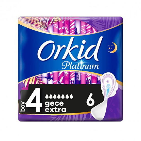 Orkid Platinum Gece Extra Ped 6 Adet Genital Bölge Temizliği Fiyatı