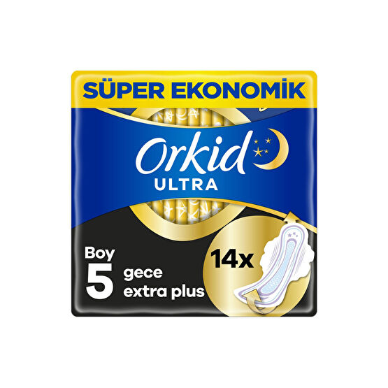Orkid Ultra Ekstra Hijyenik Ped Gece Ekstra Plus 14 Adet Süper Ekonomik Paket Hijyenik Pedler ve Tamponlar Fiyatı