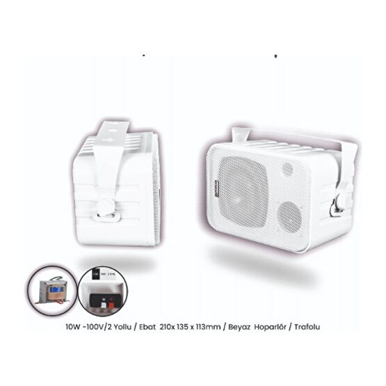 Osawa OSW–4314T 10 cm 100W Trafolu Sütun Hoparlör Docking Hoparlör Fiyatı