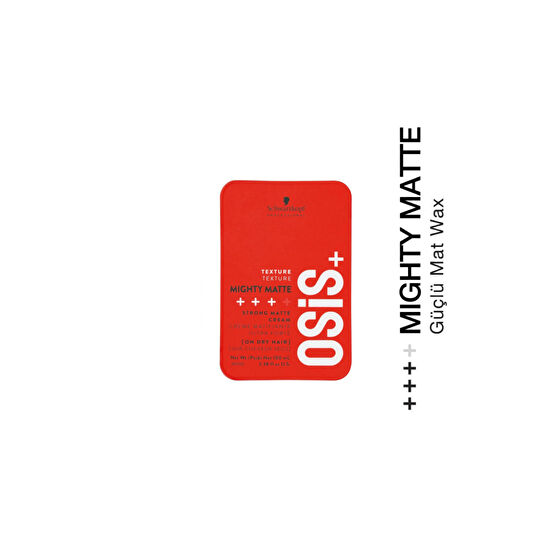Osis Mighty Matte Güçlü Tutucu Mat Wax 100ml | Orta Tutuş Güçlü Doku Mat Bitişli Wax Krem Saç Şekillendirici Krem Fiyatı