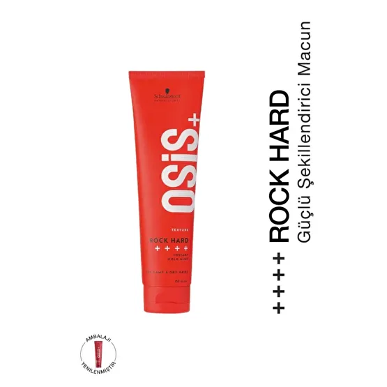 Osis Rock Hard Ultra Guclu Sekillendirici Macun 150Ml | Kalici Tutus Krem Parlaklik Jeli Wax Fiyatı