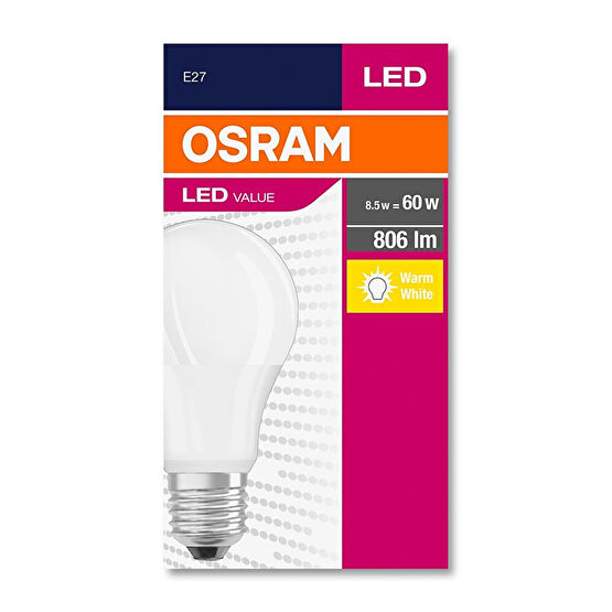 Osram 8.5-60w E27 806 Lm Beyaz Işık Tasarruflu Ampul Fiyatı