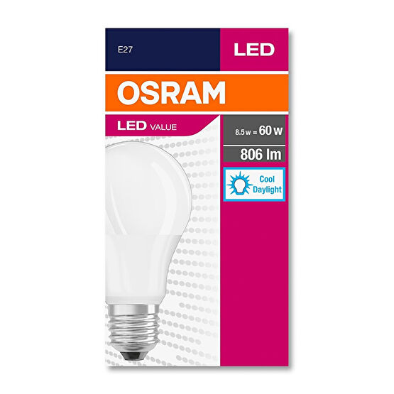 Osram 8.5-60w E27 806 Lm Sarı Işık Tasarruflu Ampul Fiyatı