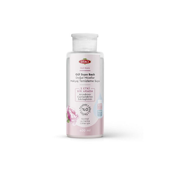 Otacı Gül Kürü Gül Suyu Bazlı Doğal Micellar Makyaj Temizleme Suyu 400 Ml Makyaj Temizleyicileri Fiyatı