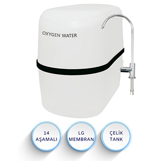 Oxygen Water Ow-Pr-14 14 Aşamalı LG Membranlı PH+ Alkali Premium Su Arıtma Cihazı Su Arıtma Cihazı Fiyatı
