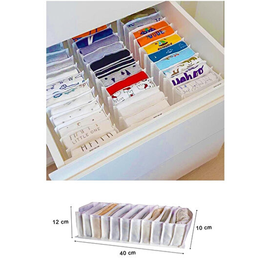 Özlem Toys Dolap Ve Çekmece Içi Düzenleyici Small (s) Boy 11 Göz (beyaz Renk) Dolap İçi Düzenleyici Fiyatı