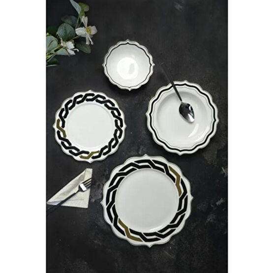 Paçi Flora Bone China 6 Kişilik 24 Parça Yemek Takımı MSYT0123 Yemek Takımı Fiyatı