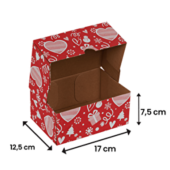 Packanya 17x12,5x7,5-50 Adet Baskılı Hediye Karton Kutusu 50 adet Posta Kutusu Fiyatı
