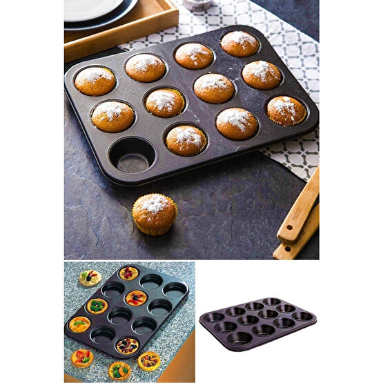 Pak Home 12 Li Muffin Kek Kalıbı Kek Kalıpları Fiyatı