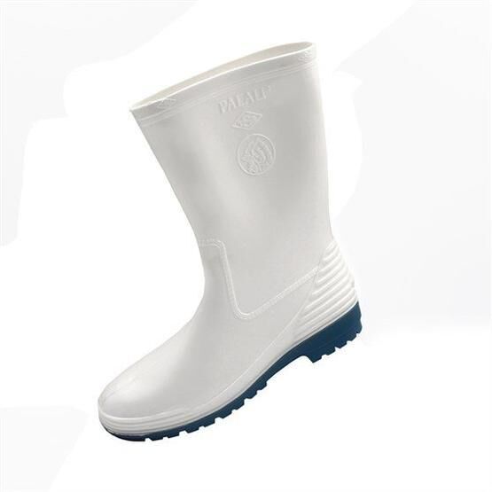 Palalı  27 Cm Beyaz Kısa Pvc Garson Çizme