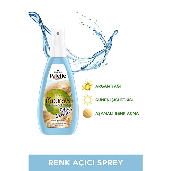 Palette Kalıcı Doğal Renkler Renk Açıcı Sprey Saç Bakımı Fiyatı