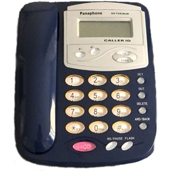 Panaphone KX-T2838LM Masaüstü Kablolu Ev Telefonu - Caller Id Sabit Telefon Telefon Fiyatı