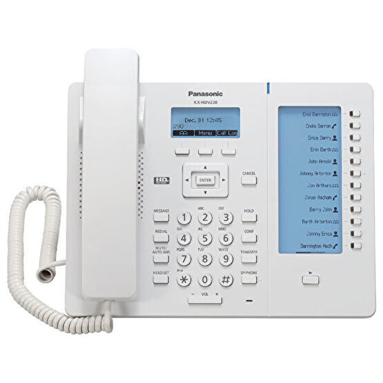 Panasonic Kx-Hdv230 Ip/Sip Beyaz Masaüstü Telefon Telsiz Telefon Fiyatı