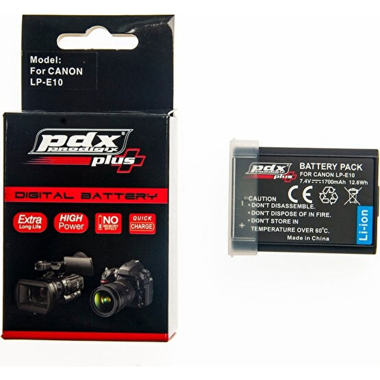 Pdx For Canon LP-E10 Batarya Pil Piller & Şarj Cihazları Fiyatı