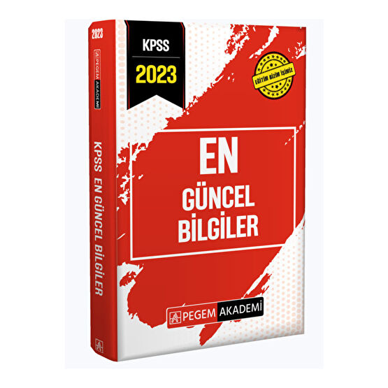 Pegem Akademi Yayıncılık 2023 Kpss En Güncel Bilgiler