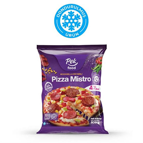 PekFood Pizza Mistro 800 gr Dondurulmuş Gıda Fiyatı