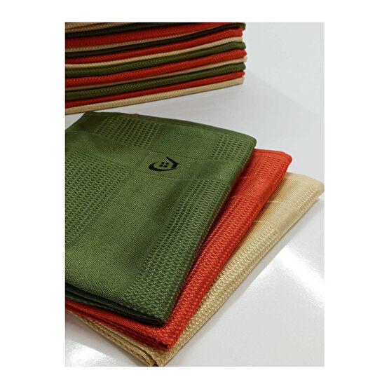 PELLA-EU Sihirli Mikrofiber Cam Bezi 3 Parça Genel Temizlik Bezi Mutfak Banyo Yüzey / yeşil Seri