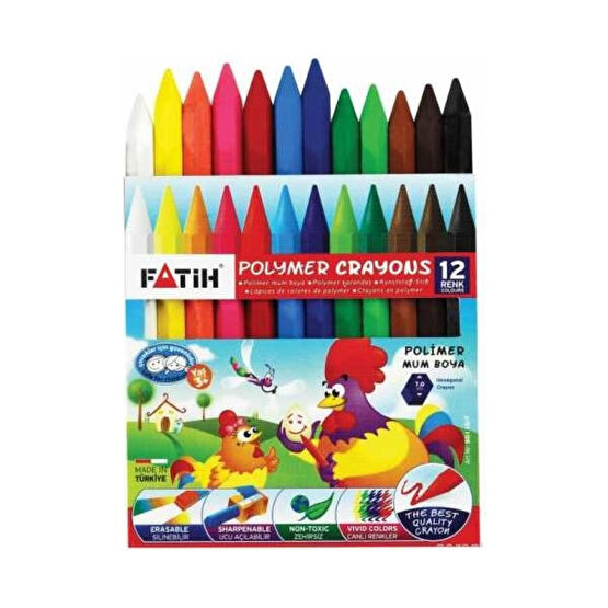 Pensan Fatih Kısa Boy Mum Boya 12 Li Mum Boya Fiyatı