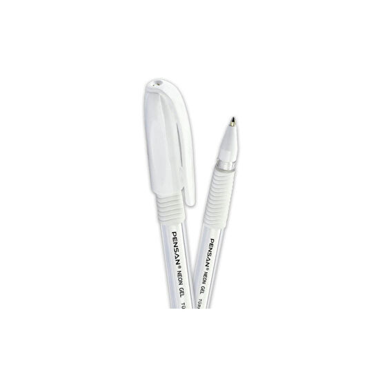 Pensan Neon Jel Kalem 1mm Beyaz Jel Mürekkepli (Roller) Kalem Fiyatı
