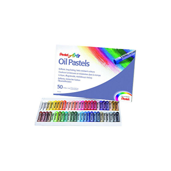 Pentel Arts Yağlı Pastel Boya - 50 Renk / Yphn50 Pastel Boya Fiyatı