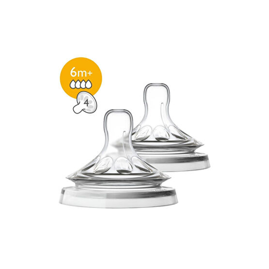 Philips Avent 2li Biberon Emziği 3 delik/Naturel Biberon Fiyatı