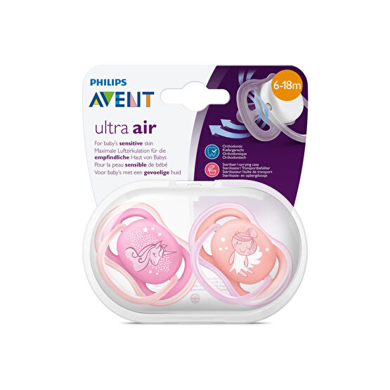 Philips Avent Scf345/22 Ultra Air Emzik 6 - 18 Ay (pembe) Emzik Fiyatı