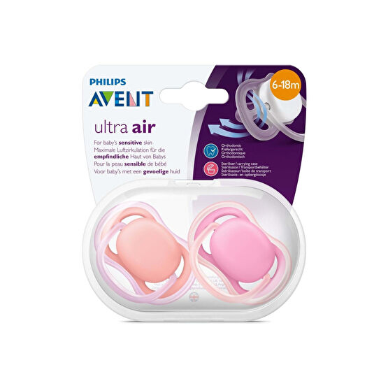 Philips Avent Ultra Air Emzik 6-18 Ay Kız Renki Emzik Fiyatı