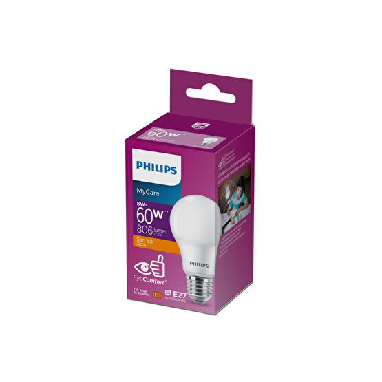 Philips Phılıps Led 8-60w Ampul 2700k Sarı Işık Klasik Ampul Fiyatı