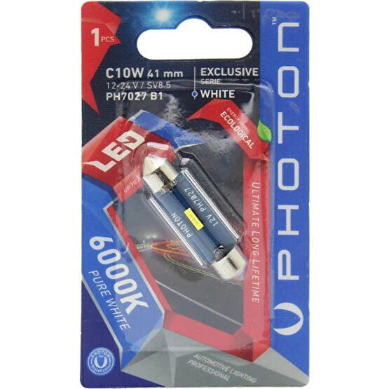 Photon C10W 41MM Sofit LED Tekli Blister PH7027 B1 Far Ampülü Fiyatı