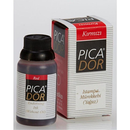 Picador Pıcador 30CC Kırmızı Istampa Mürekkebi Kalem Kartuşu & Mürekkebi Fiyatı