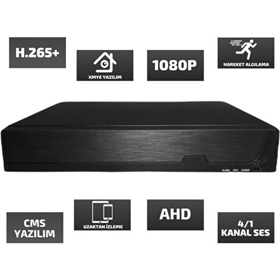 Picam 4 Kanal AHD DVR 1080N Xmeye Hibrit Kayıt Cihazı Güvenlik Sistemi Kayıt Cihazı Fiyatı