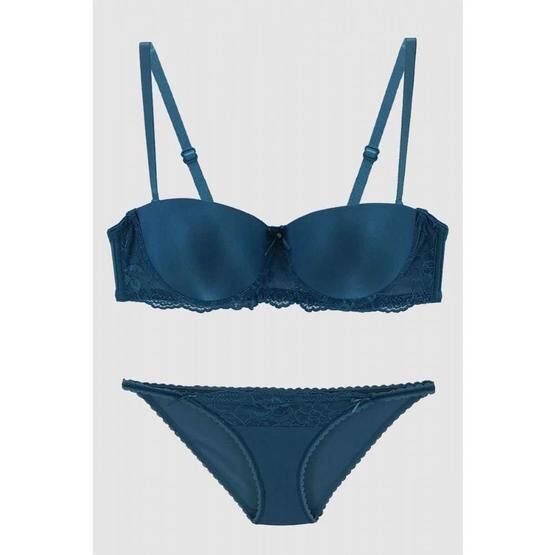 Pierre Cardin Demi 4567 Destekli Straplez Sütyen Takımı