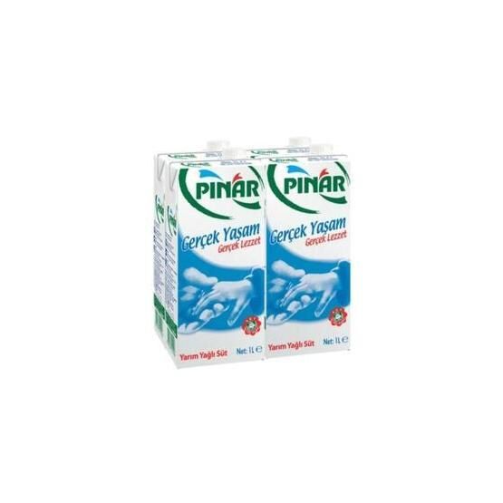 Pınar 4x1 lt Yarım Yağlı Süt
