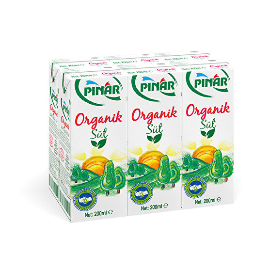 Pınar Organik Süt 6x200 Ml Süt Fiyatı