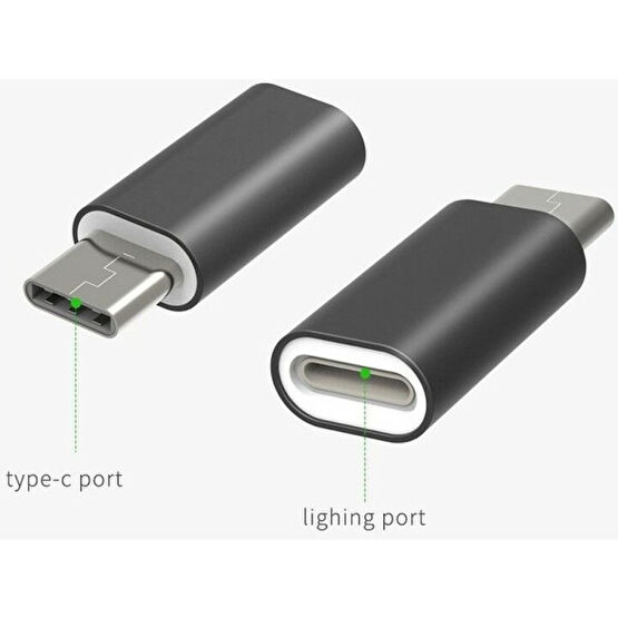 Platoon Typc Usb-C Type C - Apple iPhone iPad Lightning Çevirici Dönüştür Bilgisayar Yedek Parça Fiyatı