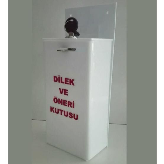 Pleksi Yazılı Dilek Öneri Şikayet Kutusu