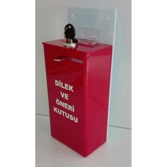 Pleksi Yazılı Dilek Öneri Şikayet Kutusu